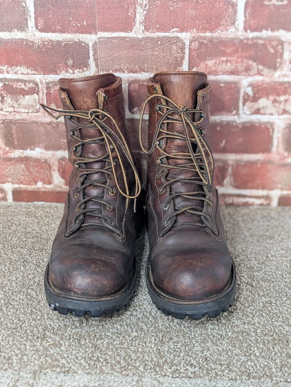 Danner 63500 Size 10 D Vintage Brown Leather Gore Tex Waterproof Hunting Boots